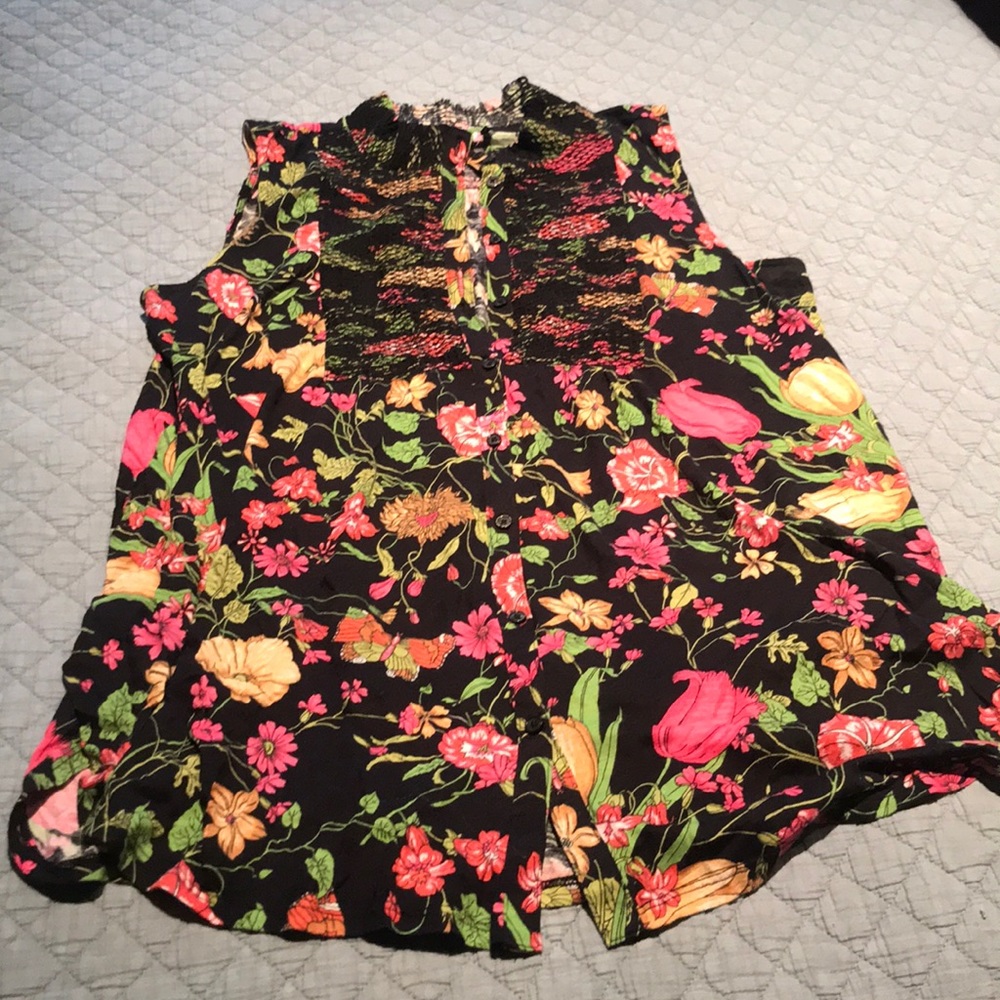 Anthro multi colored tunic